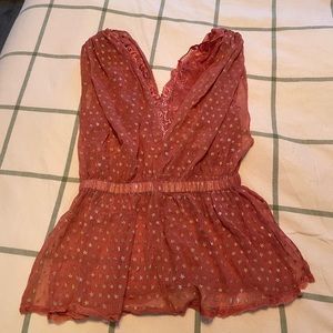 NWT Free People boho lace tank